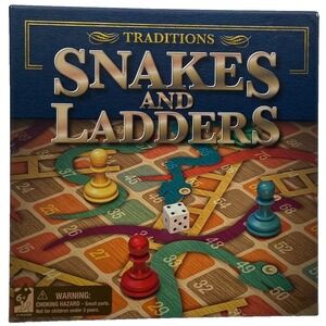 Traditions Snakes & Ladders - A classic board game originating in India NIB